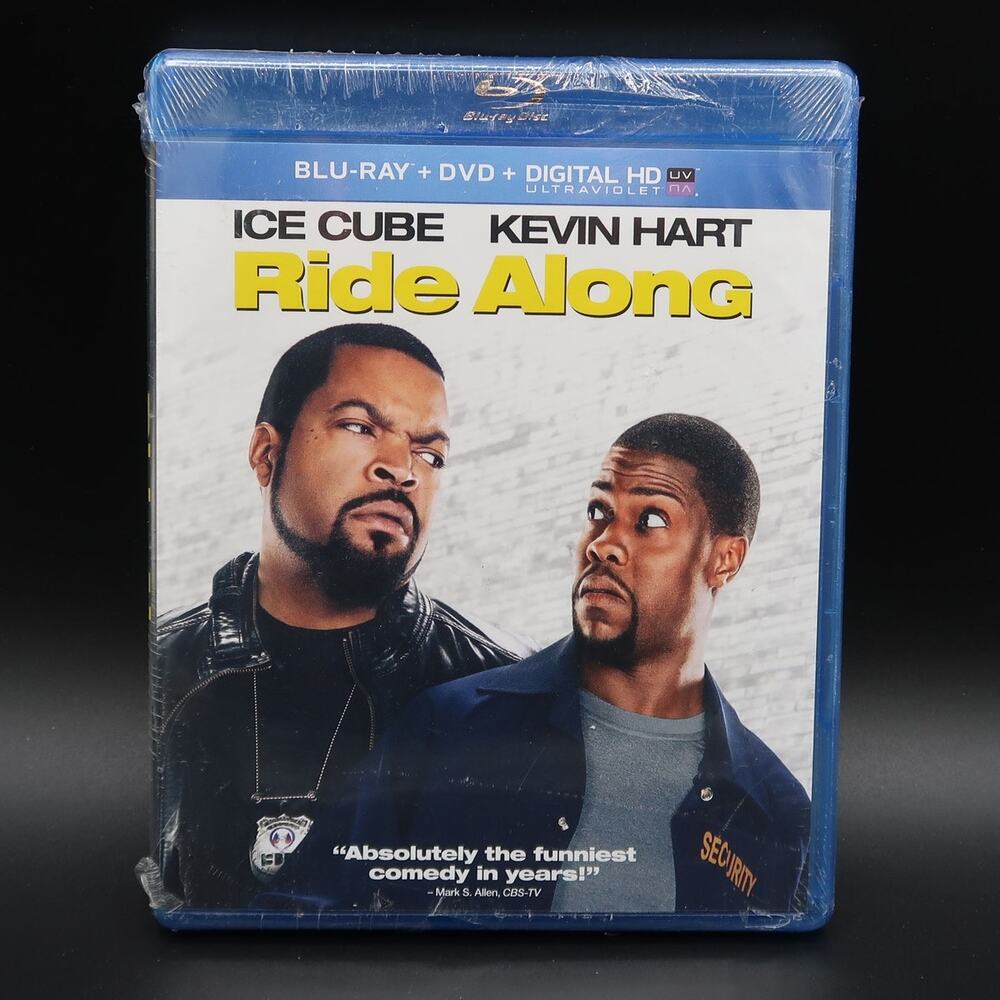 Ride Along  Blu Ray DVD Digital Combo Pack 2014 Ice Cube Kevin Hart New NWT